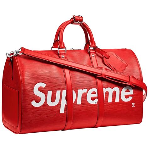 lv supreme duffel bag|louis vuitton supreme duffle.